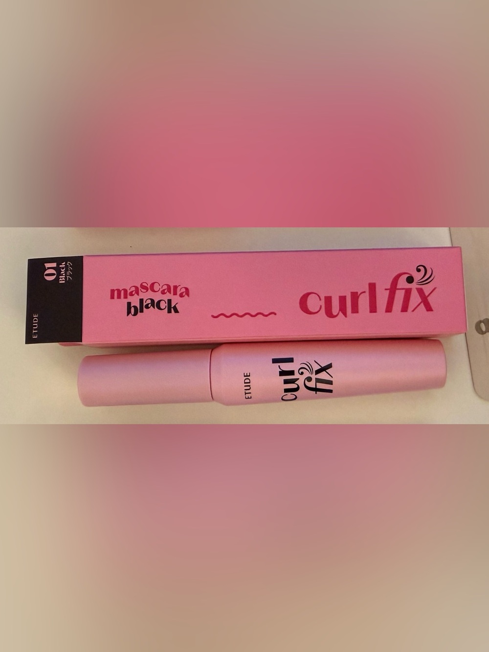 Brand new Etude House Curlfix Mascara Black + 2 free BB cream samples